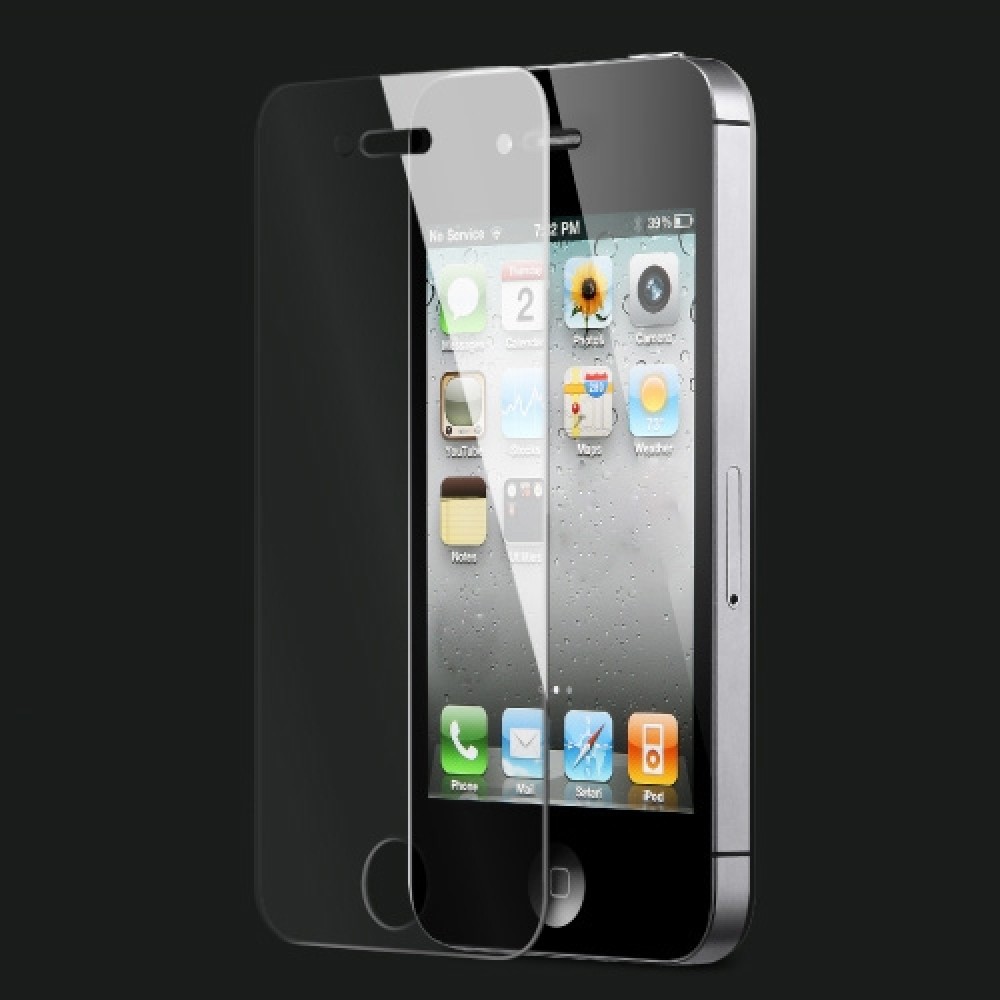 Tempered Glass iPhone 4/4s - Vitre de protection d'écran en verre trempé