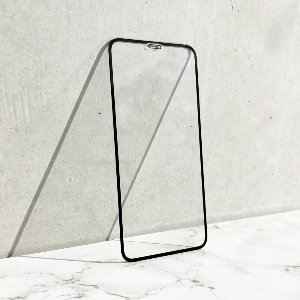 3D Tempered Glass iPhone 6 Plus / 6s Plus - Full Screen Display Schutzglas mit schwarzem Rahmen