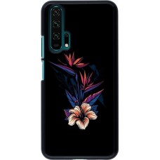 Coque Honor 20 Pro - Dark Flowers