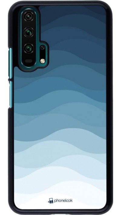 Coque Honor 20 Pro - Flat Blue Waves