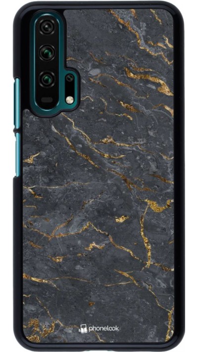 Coque Honor 20 Pro - Grey Gold Marble