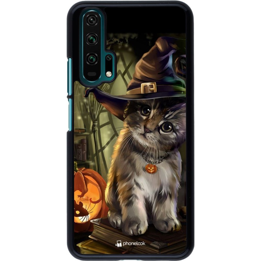 Coque Honor 20 Pro - Halloween 21 Witch cat