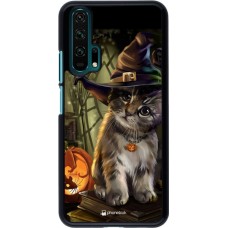 Coque Honor 20 Pro - Halloween 21 Witch cat