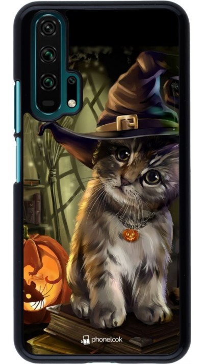 Hülle Honor 20 Pro - Halloween 21 Witch cat