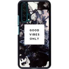 Coque Honor 20 Pro - Marble Good Vibes Only