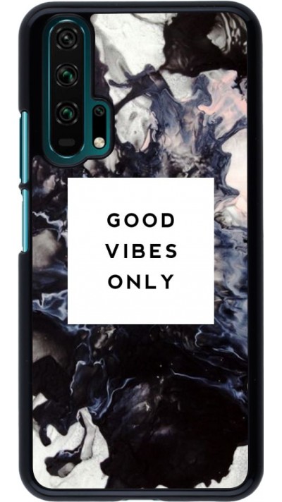 Coque Honor 20 Pro - Marble Good Vibes Only