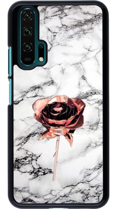 Coque Honor 20 Pro - Marble Rose Gold