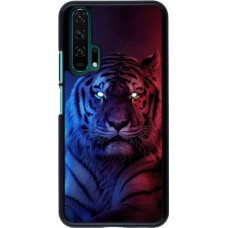 Coque Honor 20 Pro - Tiger Blue Red
