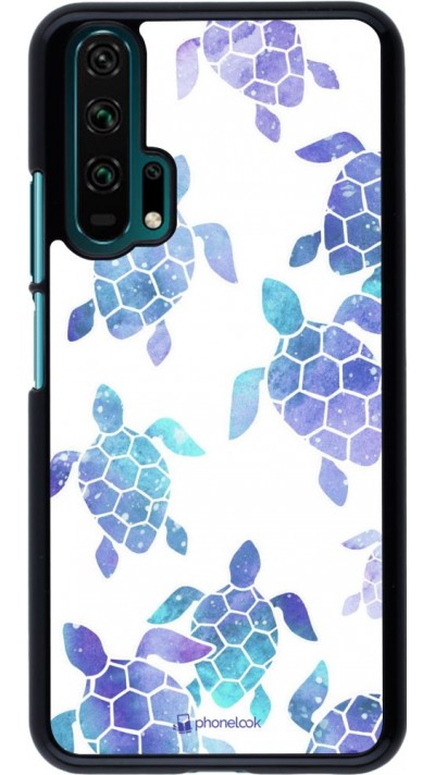 Coque Honor 20 Pro - Turtles pattern watercolor