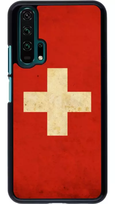 Coque Honor 20 Pro - Vintage Flag SWISS