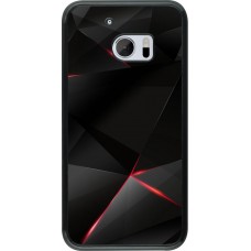 Coque HTC 10 - Black Red Lines