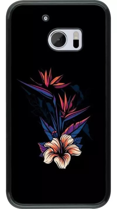 Coque HTC 10 - Dark Flowers