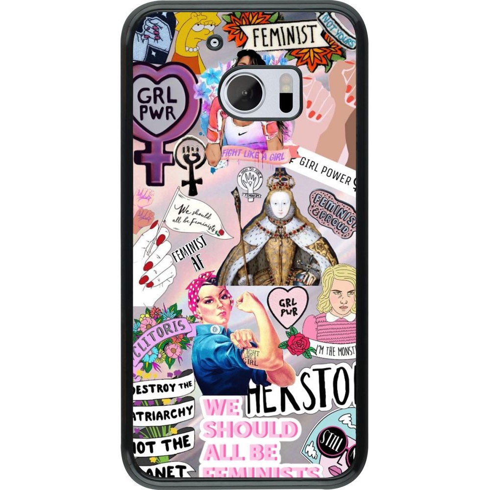 Coque HTC 10 - Girl Power Collage