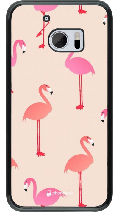Coque HTC 10 - Pink Flamingos Pattern