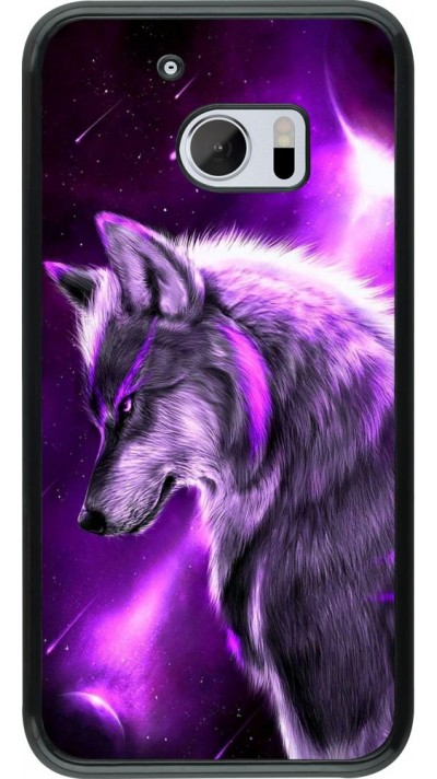 Coque HTC 10 - Purple Sky Wolf