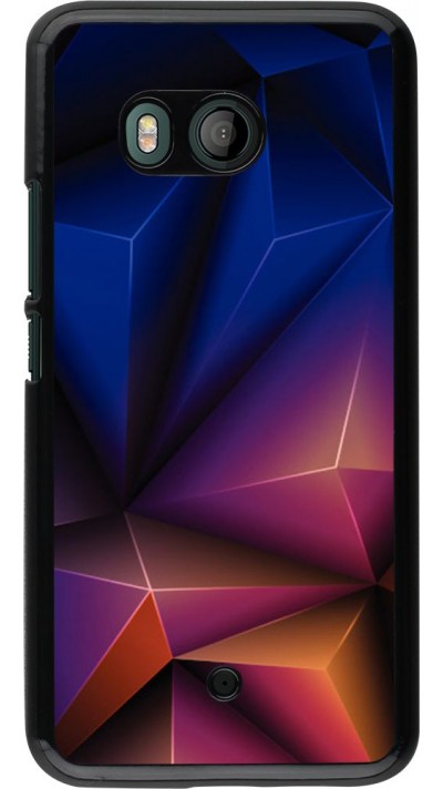 Coque HTC U11 - Abstract Triangles 