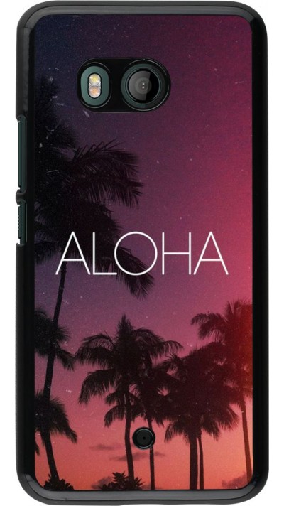 Hülle HTC U11 - Aloha Sunset Palms