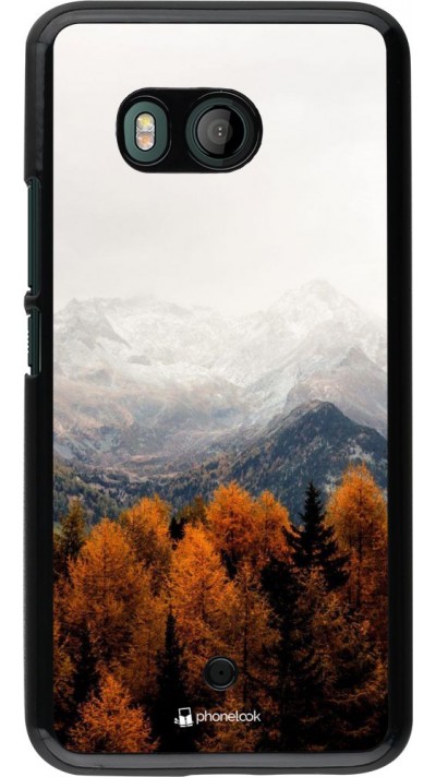 Hülle HTC U11 - Autumn 21 Forest Mountain