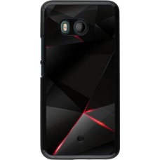 Coque HTC U11 - Black Red Lines