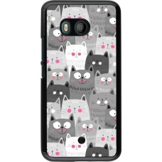 Hülle HTC U11 - Katzenschwärme