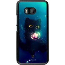 Hülle HTC U11 - Cute Cat Bubble