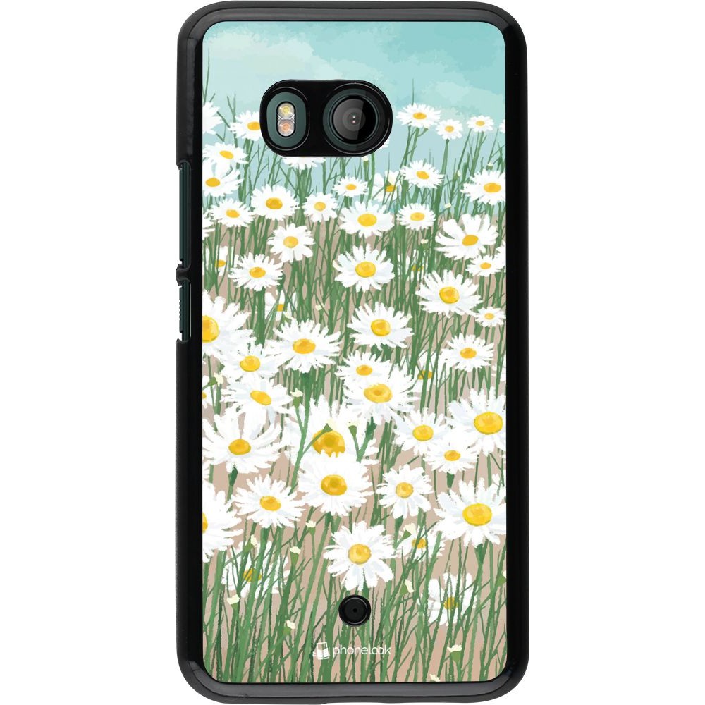Hülle HTC U11 - Flower Field Art