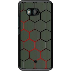 Coque HTC U11 - Geometric Line red