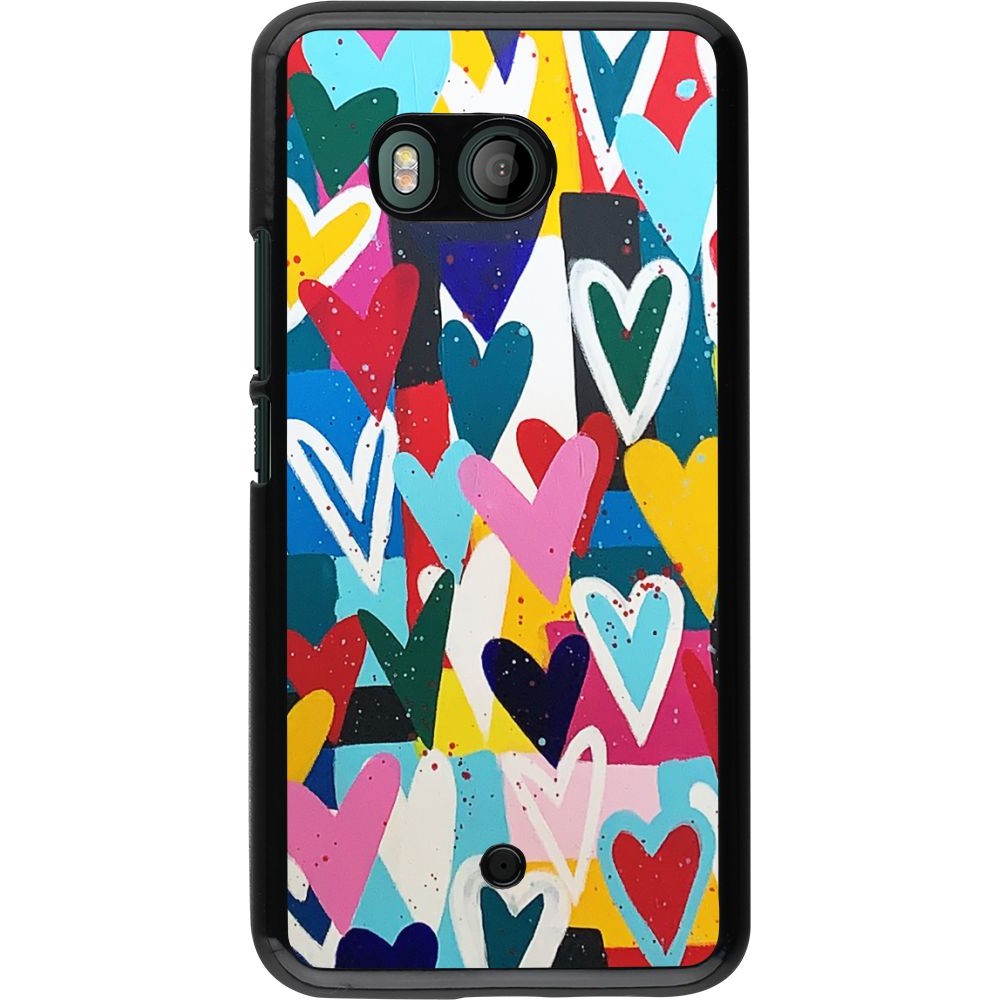 Coque HTC U11 - Joyful Hearts