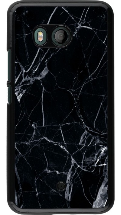 Coque HTC U11 - Marble Black 01