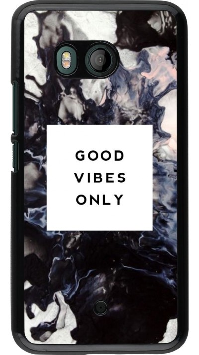 Coque HTC U11 - Marble Good Vibes Only