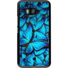 Coque HTC U11 - Papillon - Bleu