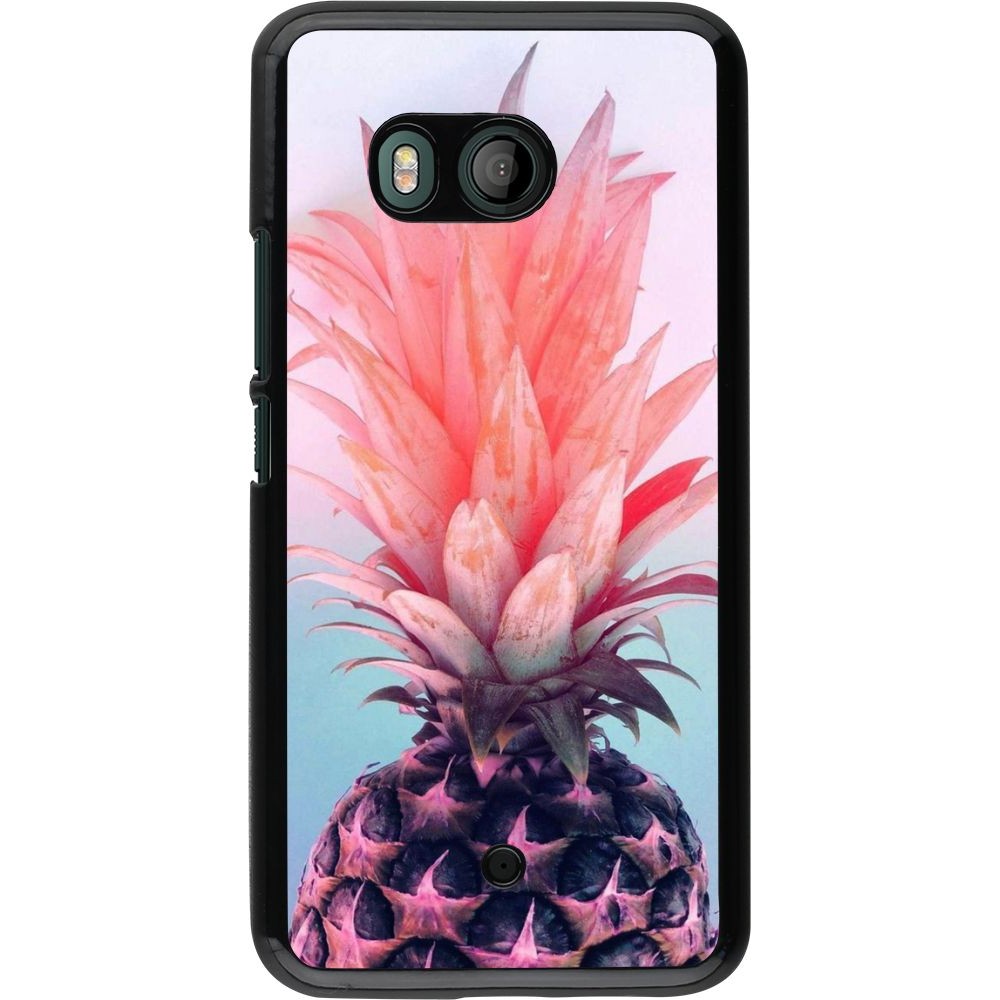 Coque HTC U11 - Purple Pink Pineapple