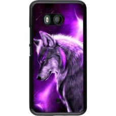 Coque HTC U11 - Purple Sky Wolf