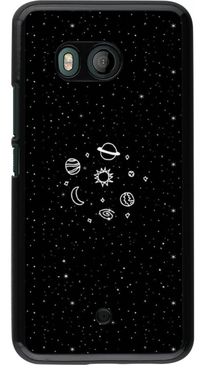 Coque HTC U11 - Space Doodle