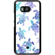 Coque HTC U11 - Turtles pattern watercolor