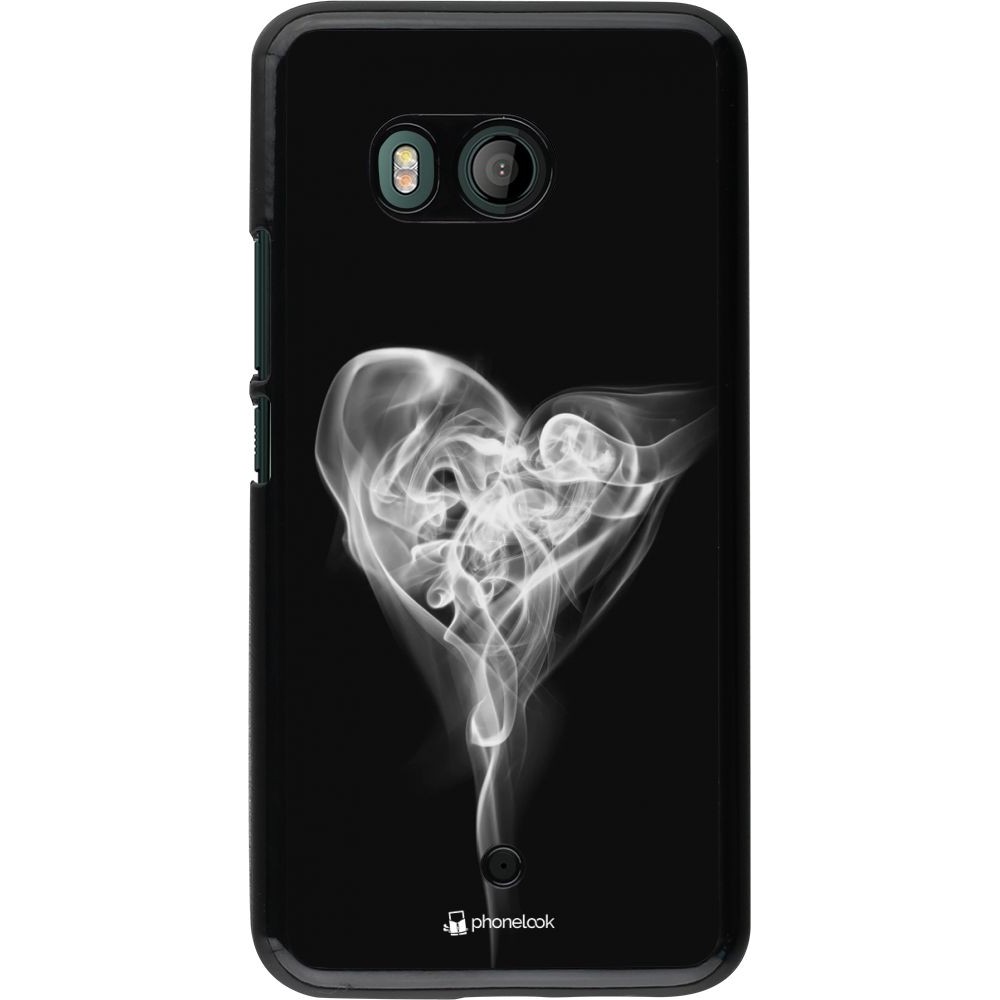 Coque HTC U11 - Valentine 2022 Black Smoke