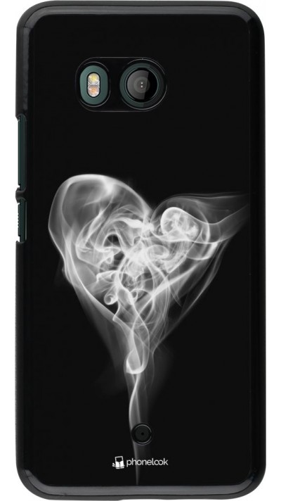 Coque HTC U11 - Valentine 2022 Black Smoke