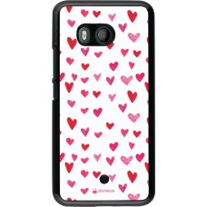 Coque HTC U11 - Valentine 2022 Many pink hearts