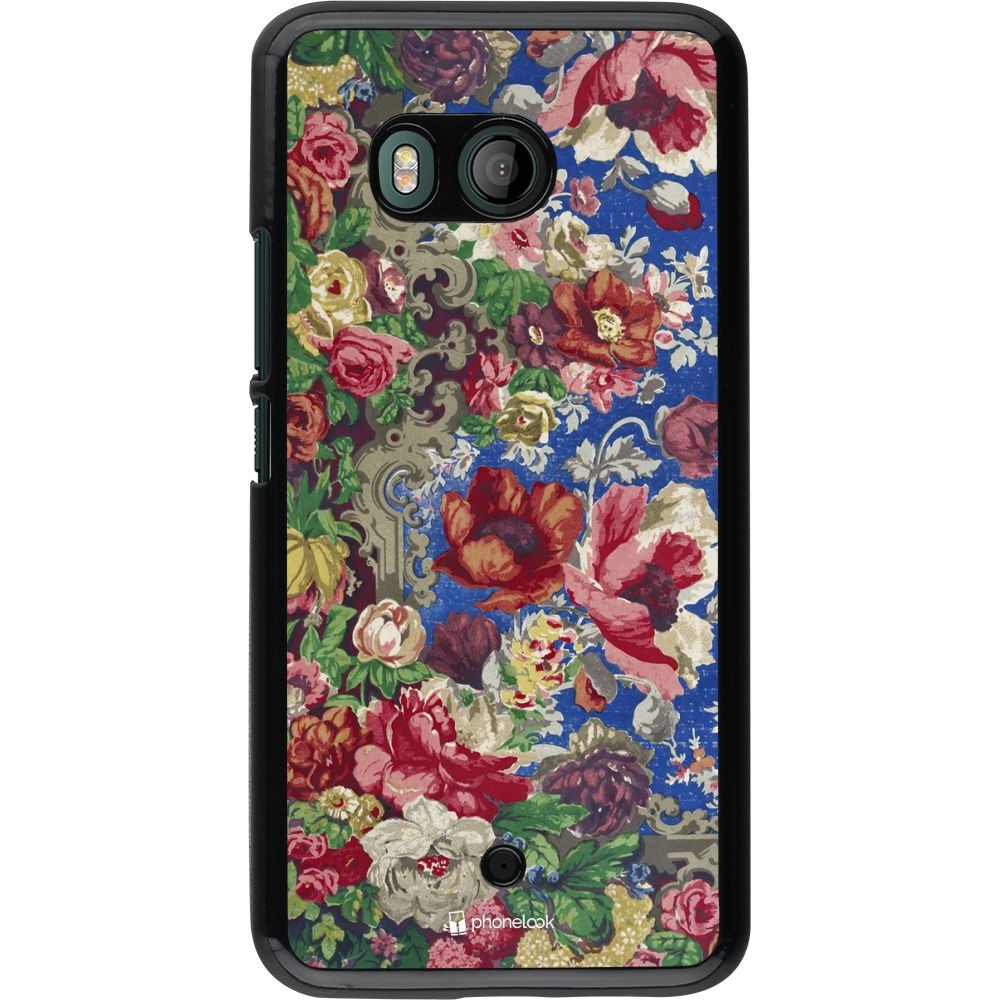 Coque HTC U11 - Vintage Art Flowers