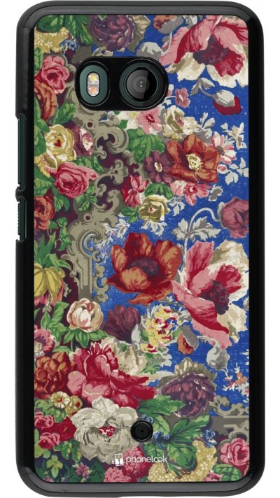 Coque HTC U11 - Vintage Art Flowers