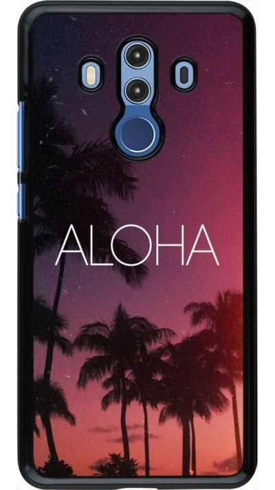 Hülle Huawei Mate 10 Pro - Aloha Sunset Palms