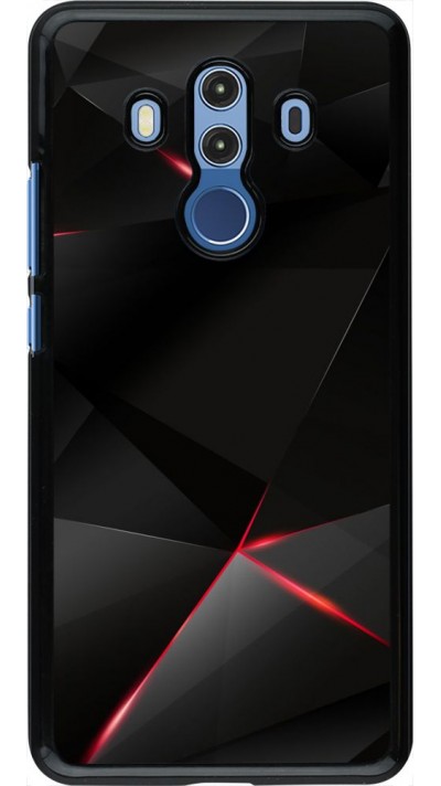 Coque Huawei Mate 10 Pro - Black Red Lines