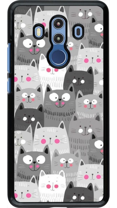 Coque Huawei Mate 10 Pro - Chats gris troupeau