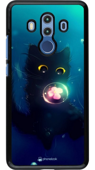 Coque Huawei Mate 10 Pro - Cute Cat Bubble