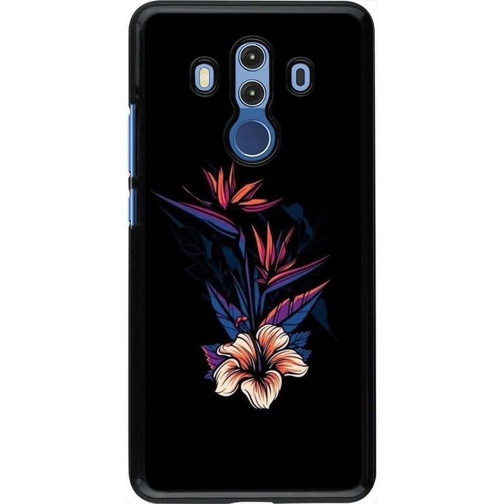 Coque Huawei Mate 10 Pro - Dark Flowers