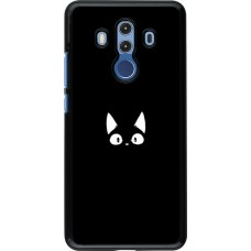 Coque Huawei Mate 10 Pro - Funny cat on black