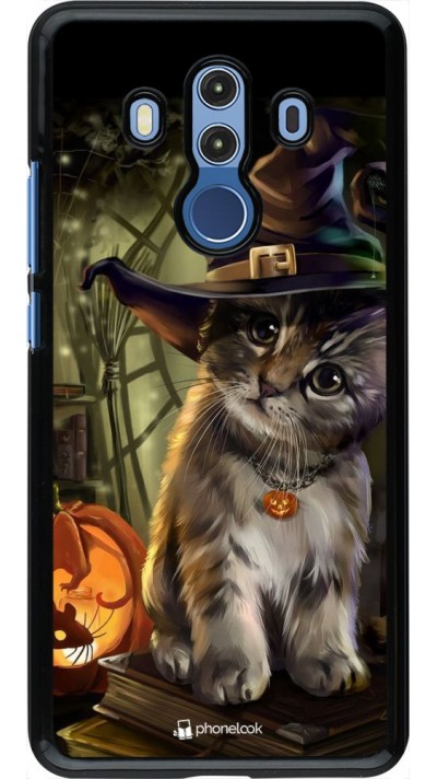 Coque Huawei Mate 10 Pro - Halloween 21 Witch cat