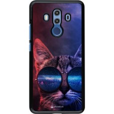 Hülle Huawei Mate 10 Pro - Red Blue Cat Glasses