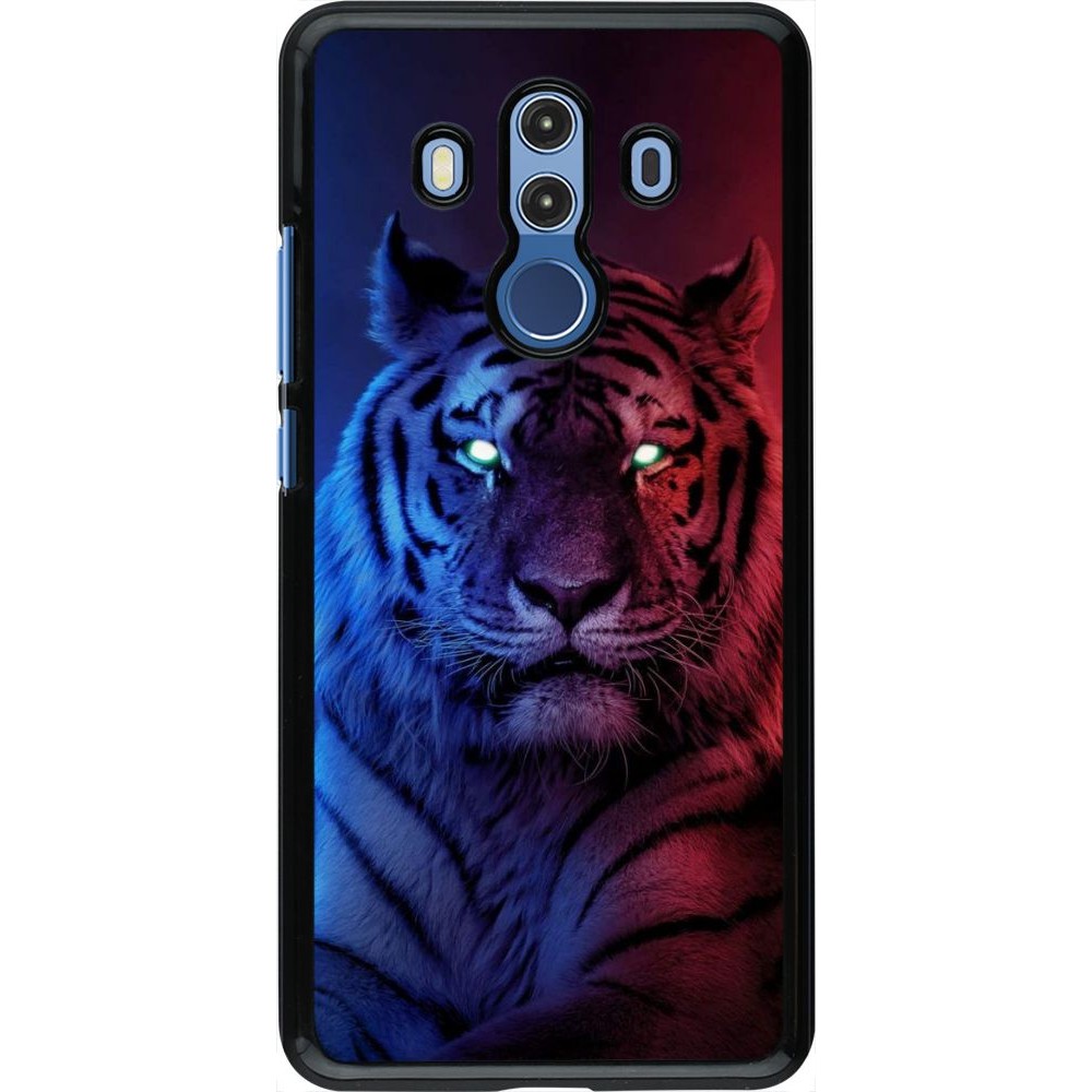 Hülle Huawei Mate 10 Pro - Tiger Blue Red