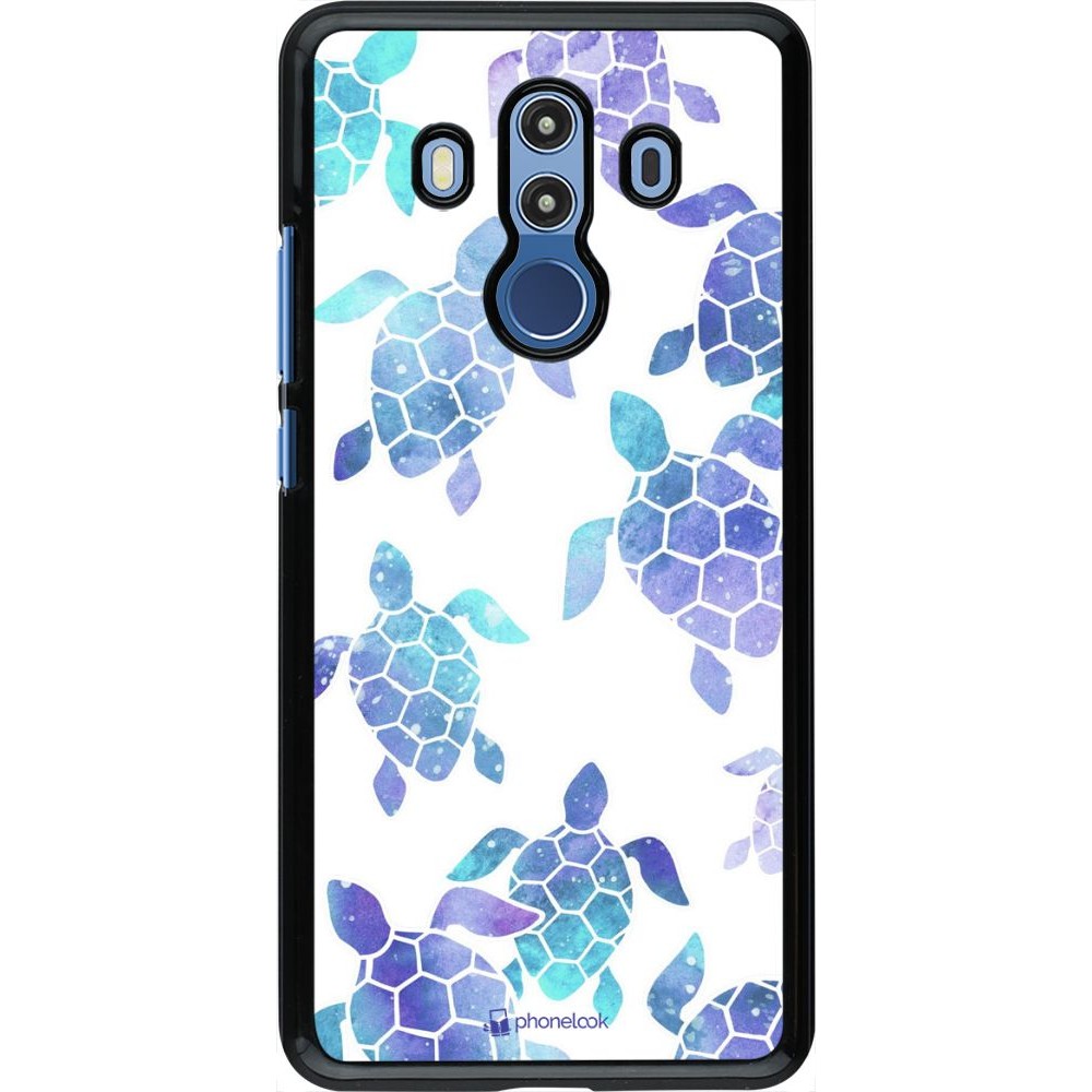 Hülle Huawei Mate 10 Pro - Turtles pattern watercolor